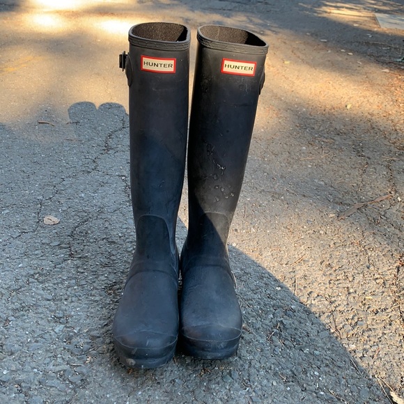Hunter Boots Black Originals - Picture 1 of 4